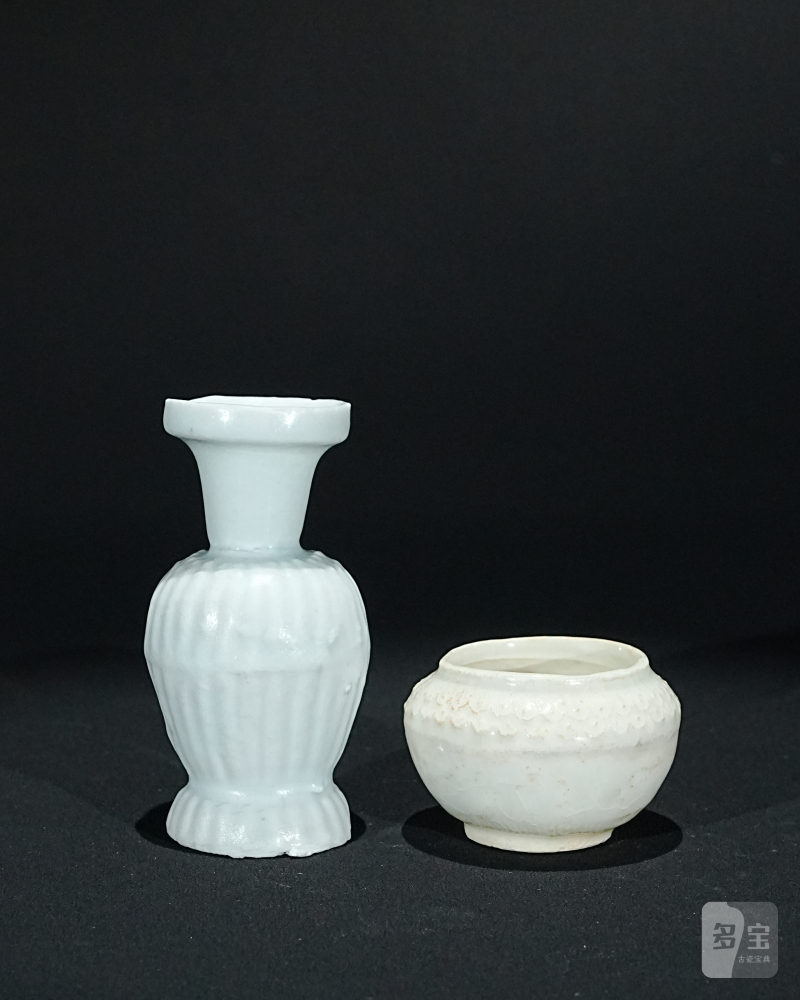 明 湖田瓶、明 湖田水盂（一组）